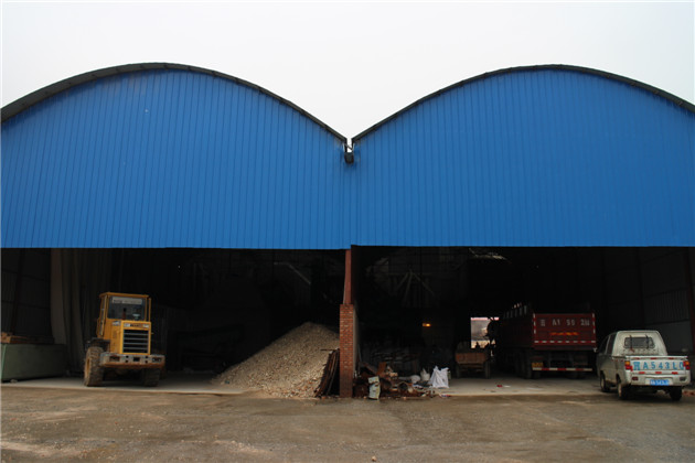 長(zhǎng)石車間一角